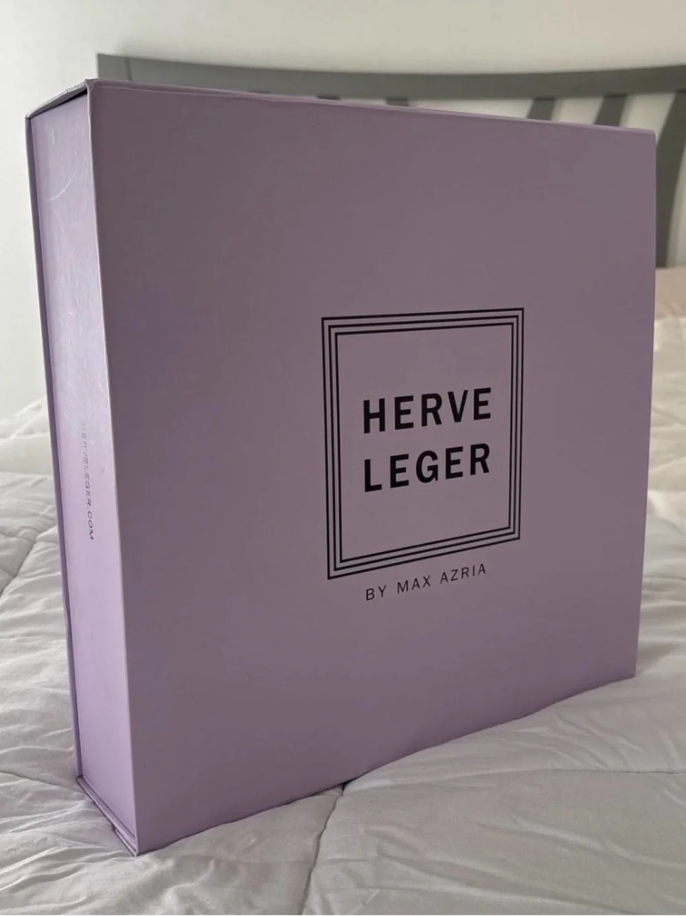 Herve Leger Lilac Logo Presentation Box